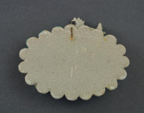 Cardboard ornament with deer, ca. 1930