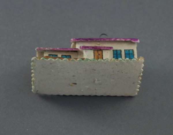Cardboard ornament House, ca. 1940