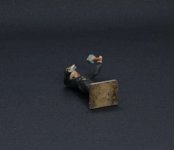 Grulich nativity figure " Mineworker with hammer and chisel "  (7 cm)