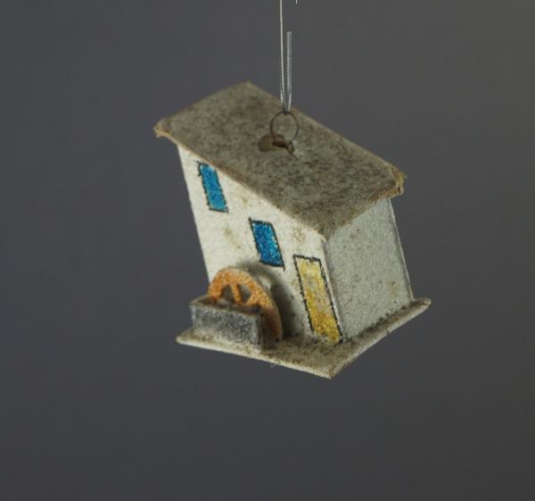 Cardboard ornament Watermill, ca. 1940/1950