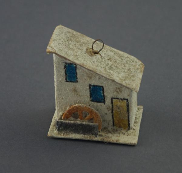 Cardboard ornament Watermill, ca. 1940/1950