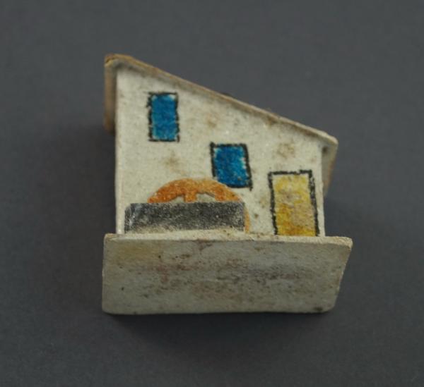Cardboard ornament Watermill, ca. 1940/1950