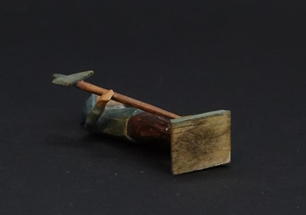 Grulicher Krippenfigur " Nachtwächter " (5 cm)