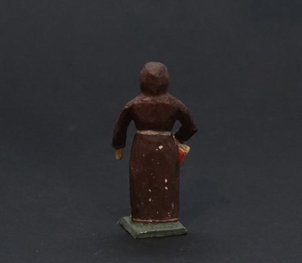 Grulicher Krippenfigur " Mönch mit Buch " (5 cm)