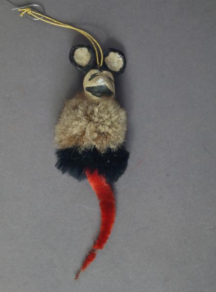 Mickey Mouse with Rabbit fur and Chenille, ca. 1930