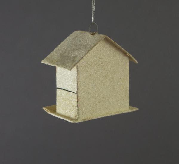 Cardboard ornament House, ca. 1950