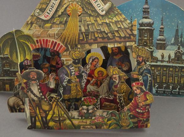 Cardboard Pop-up Nativity Scene - Vojtech Kubasta 1972