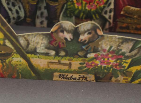 Cardboard Pop-up Nativity Scene - Vojtech Kubasta 1972