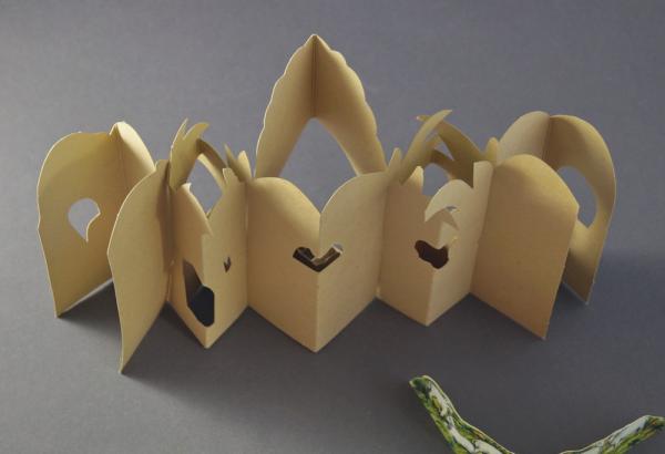 Cardboard Pop-up Nativity Scene, ~ 1965