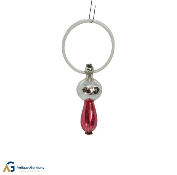Gablonzer Glasornament " Schnuller ", ~ 1930