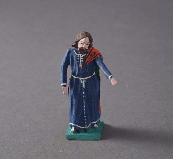 Grulicher Krippenfigur " Josef "  um 1900 (7 cm)
