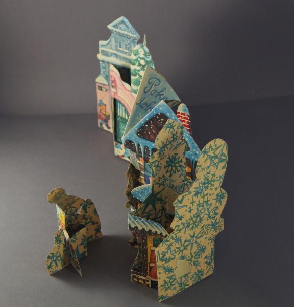 Cardboard Pop-up Nativity Scene, Vojtech Kubasta 1967
