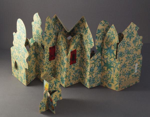 Cardboard Pop-up Nativity Scene, Vojtech Kubasta 1967