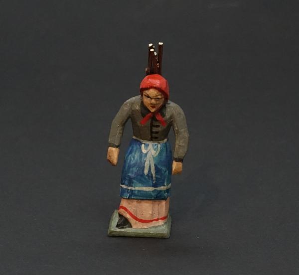 Grulich nativity figure " Women with brushwood "  (5 cm)