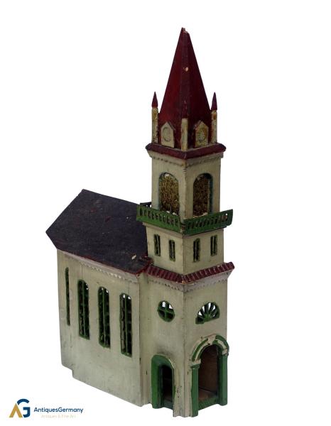 Gebäude Kirche für eine Krippe,  19. Jh.