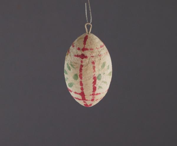 Spun cotton ornament, ca. 1900