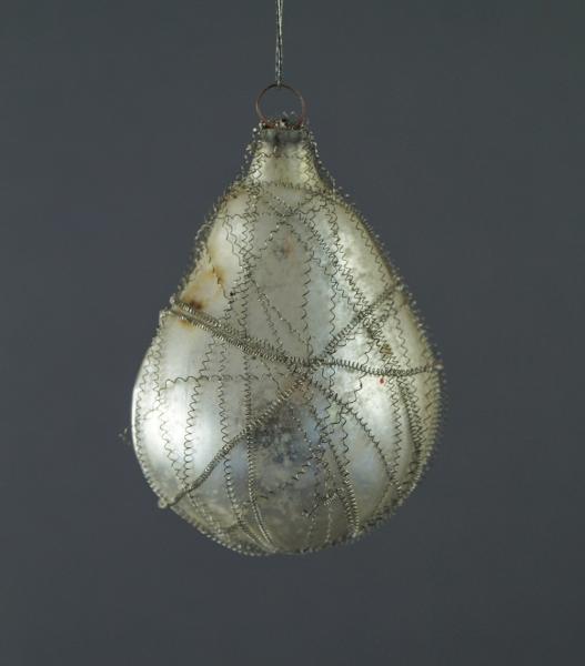 Wire wrapped pear ~ 1930