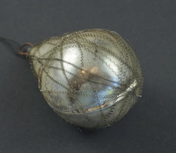 Wire wrapped pear ~ 1930