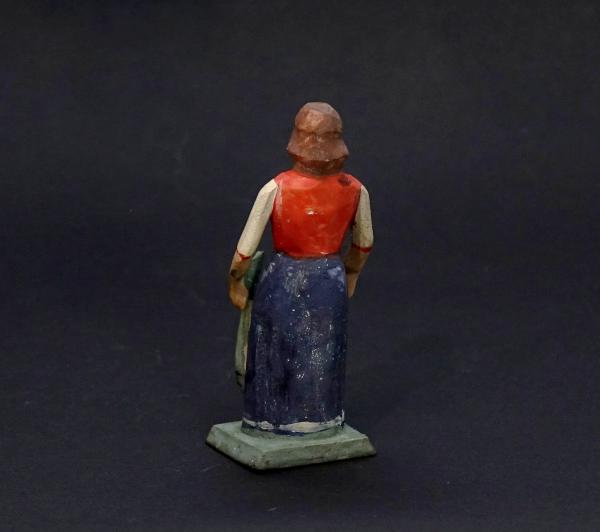 Grulich nativity figure " Women with Fish " (7 cm)