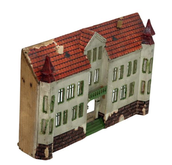 Gebäude Rathaus für eine Krippe,  19. Jh.