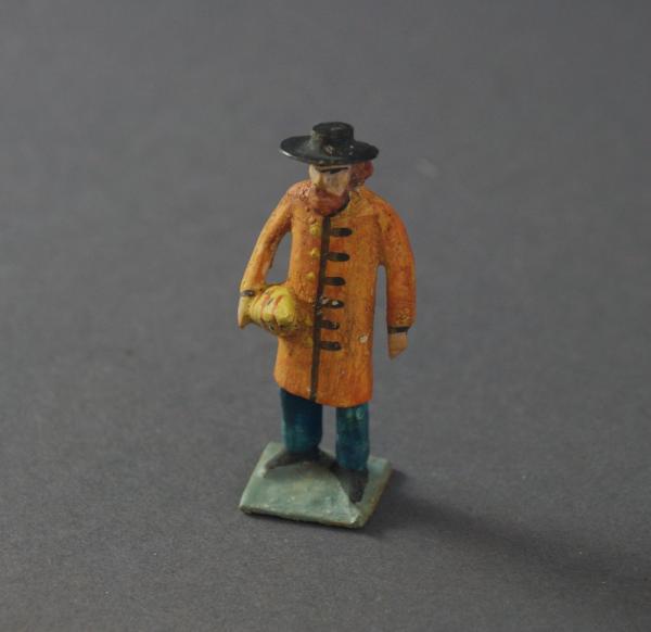 Grulicher Krippenfigur "Gabenbringer mit Brot" (5 cm)