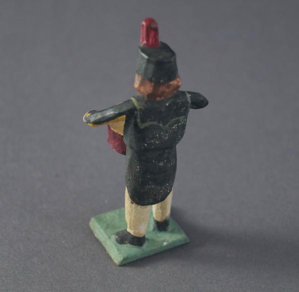 Grulicher Krippenfigur " Bergmann / Musikant mit Trommel" (7 cm)