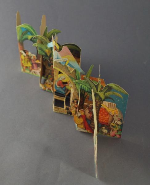 Cardboard Pop-up Nativity Scene, Vojtech Kubasta, ~ 1968