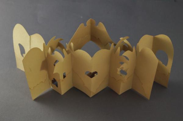 Cardboard Pop-up Nativity Scene, Vojtech Kubasta, ~ 1968