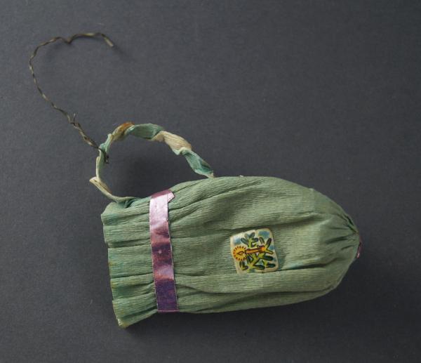 Crepe paper Candy basket ~ 1920