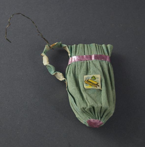 Crepe paper Candy basket ~ 1920