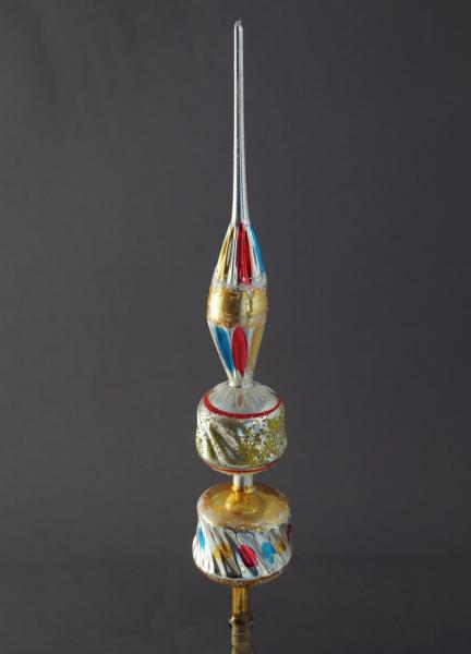 Christbaumspitze aus Glas
