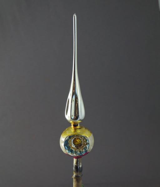 Christbaumspitze aus Glas