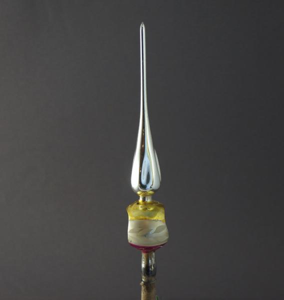 Christbaumspitze aus Glas