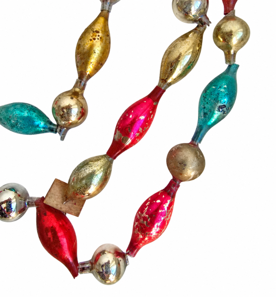 Glass Bead Garland, ca. 150 cm, around 1920