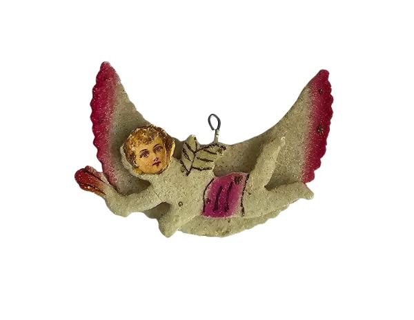 Kartonornament mit Engel um 1930