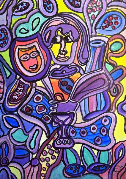 Composition, Frank J. Blank, 1932 - 2017