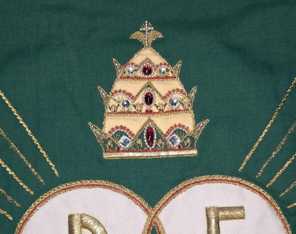 Antike Pluviale, Kasel, Ornat, Messgewand, Vestment