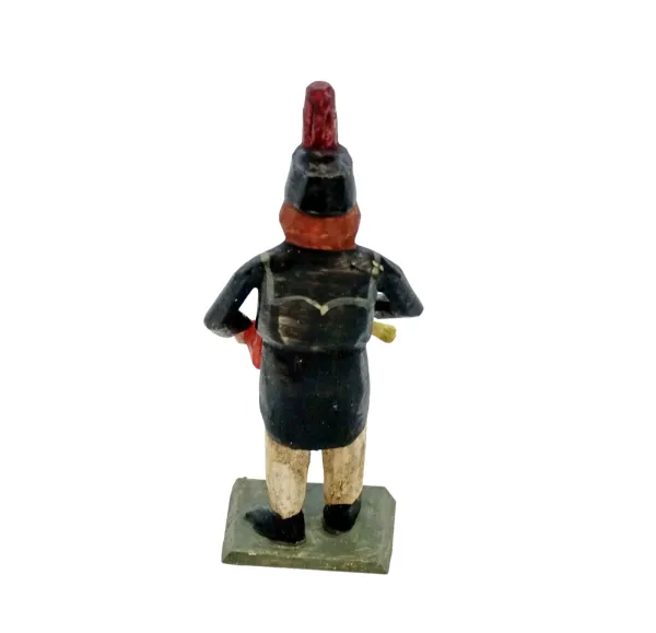 Grulicher Bergmann mit Musikinstrument, um 1970  (7 cm)