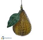 Wire wrapped Spun Cotton Pear, ca. 1920