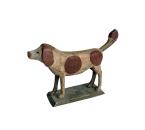 Antique Grulich nativity figure, dog around 1900