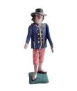 Grulicher Krippenfigur, Hirte um 1900  (7 cm)