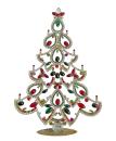Bunter glitzernder Christbaum aus Strass Steinen - Gablonz, 32 cm