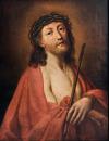 Ecce Homo, Jesus, Oil on Cardboard, 19th century