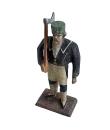 Grulicher Bergmann mit Axt , um 1900  (7 cm)