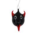 Kopf Teufel / Krampus, Glas, 2. Hälfte 20. Jahrhundert