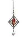 Gablonzer Ornament aus Glasperlen, um 1930