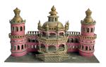 Antique Grulich nativity scene building, Oriental Palace, around 20s