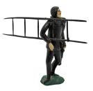 Antike Grulicher Krippenfigur, Schornsteinfeger, um 1880/1900