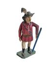 Antike Grulicher Krippenfigur / Wanderer um 1900   (10 cm)