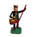 Antique grulich crib figurine, Gift bringer with fruits around 1900 (10 cm)